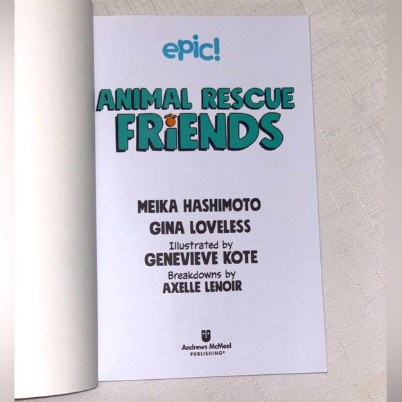 Animal Rescue Friends Volume 1 Book Comic Series Gina Loveless, Meika Hashimoto - Picture 4 of 8